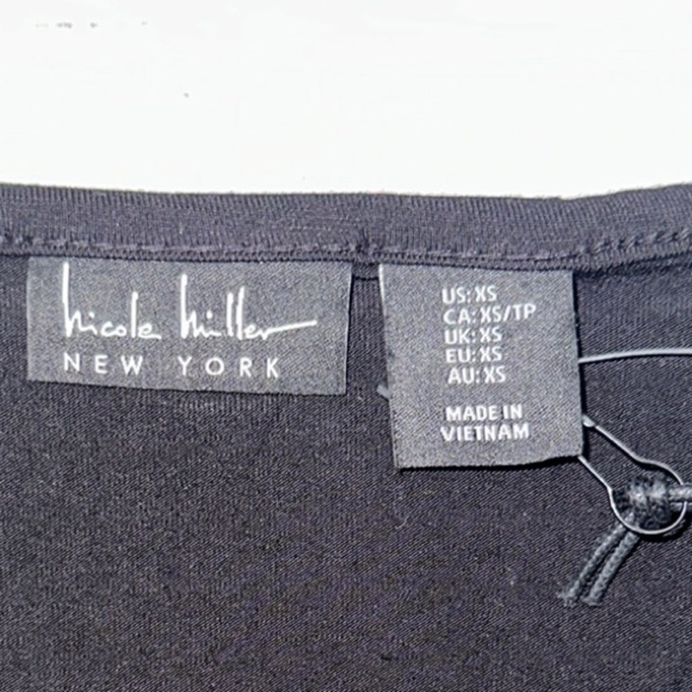 Nicole‎ Miller Black Stretch Body Jumpsuit Sz. XS - Picture 3 of 6